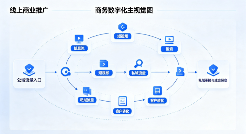 丰南市线上商业推广怎么做？全域流量闭环搭建与低成本转化实战指南